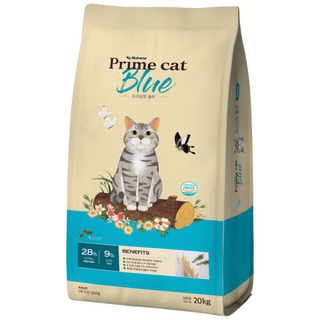 뉴트리나 프라임캣 블루 20kg 고양이사료 대용량 대포장 길냥이밥 길고양이 전연령, 1개, 닭