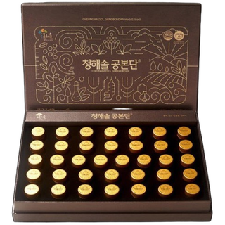 [1+1]청해솔 공본단 36환x2 총72환 효도 몸보신 부모님 추석 선물 침향 녹용 공진단상자, 3.75g, 72개