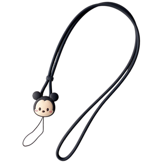범쓰컴퍼니 실리콘 캐릭터 폰스트랩 목걸이 핸드폰 스트랩고리 랜야드, 미키, 1개