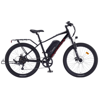 2025 삼천리 26 팬텀 TX 전기자전거 MTB PAS/스로틀, 블랙, 알루미늄