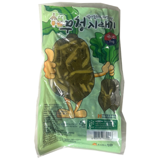 1kg 국산삶은무청시래기 국산무청시래기 자숙시래기 삶은시래기 데친시래기, 1개