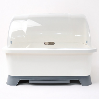 핫버튼 젖병 보관함 뚜껑형 식기건조대