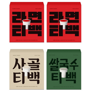 [ 지혜로운 라면 티백 ] 팔킨 03. 라면티백 + 사골티백, 1세트