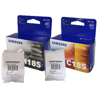 삼성 정품 잉크 INK-M185 C185 SLJ1680 1780W, M185(검정)+C185(컬러), 1개