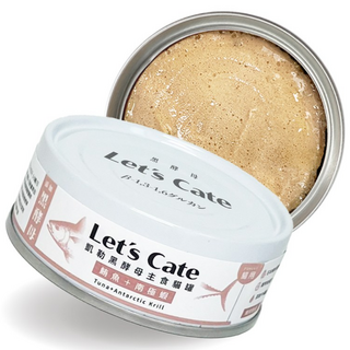 레츠케이트 오레오 블랙효모 컴플리트 뉴트리션 고양이 주식캔 참치와크릴 80G, 혼합맛, 1개