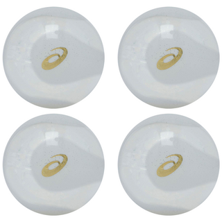 아식스 파크골프공 볼 3283A222 하이파워 X-LABO, 화이트, 4개, 1개입