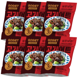 [고기어트] 바로먹는 실온보관 돼지고기 간편식 중화풍 매콤동파육 단백질 식단 145kcal, 15개, 120g