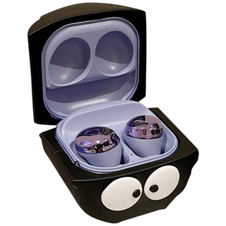 루톰 갤럭시 버즈 FE 라이브 버즈2 프로 케이스, 버즈프로/버즈2/버즈2프로/버즈라이브/버즈FE, 블랙몬스터, 1개