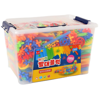 이앤오 키다리 빨대블럭 1000pcs, 키다리 빨대블럭 1000p, 1개
