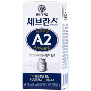 세브란스에이투 전용목장 단백우유, 125ml, 12개