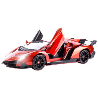 토이게이트 1 : 14 람보르기니 베네노 도어 오픈형 RC카, 베네노 레드, 1개