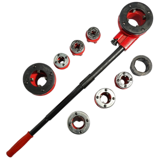 파이프나사가공기 나사산 스레드 헤드8세트 공구상자포함 호현산업, 1세트