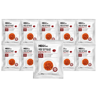 허닭 닭가슴살 닭갈비곤약볶음밥 250g, 10개, 250g × 10개