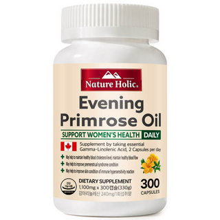네이처홀릭 캐나다 감마리놀렌산 달맞이꽃종자유 1병 300캡슐, 300정, 1개