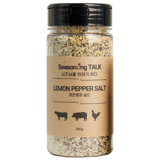 Seasoning TALK 檸檬胡椒鹽, 280克, 1個