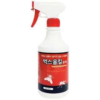 벅스올킬 500ml [5세트] 분무형 살충 스프레이 개미 진드기 빈데 벼룩 진드기 바퀴벌레 퇴치, 5개