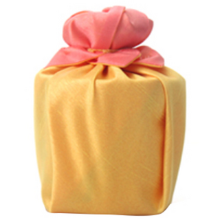 Saltree 烘烤3年熟成天日鹽 圓筒 花苞結 韓式包巾包裝 金緋珊瑚, 280g, 1套