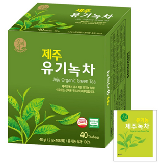 우리차 제주 유기녹차, 1.2g, 40개입, 2개