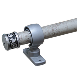 한국레일갤럭시 25mm 원형 커튼봉 커텐봉, 실버