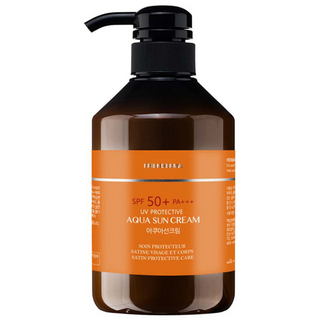 프랜더마 눈시림없는선크림 대용량 스포츠 선크림 UV프로텍티브 아쿠아 SPF50+++, 1개, 500ml