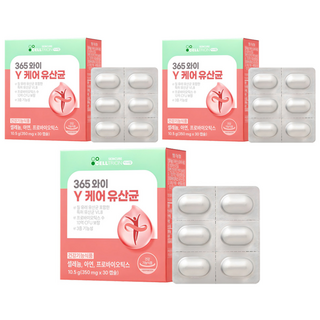 INNERLAB 365女性Y Care益生菌膠囊, 30顆, 3盒