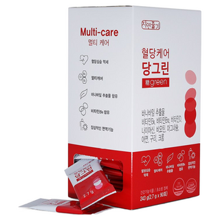 자연줄기 혈당케어 당그린 - 식후혈당개선 당뇨영양제 혈당영양제 크롬400mcg 면역 콜레스테롤개선 호모시스테인 수준을 정상으로 함량1위 여주바나바추출물, 243g, 4박스