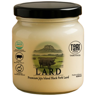 TAERIFOOD 제주 프리미엄 흑돼지 라드유 (HACCP), 1개, 630ml