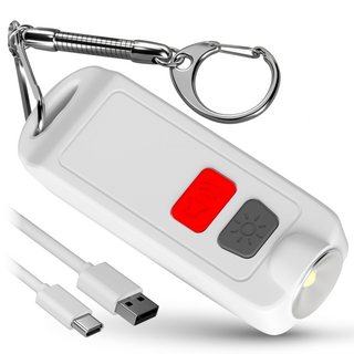 마이킵스 A4 130dB 4컬러 호신용 경보기 호신용품, 1개, 화이트