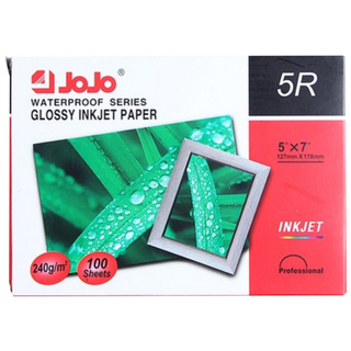 光澤噴墨相紙 100張 照片列印 相片紙, 5X7, 1個