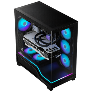 페이버 슬로프 하이엔드 무선 라인업 블랙 화이트 게이밍 컴퓨터, 윈도우 11 홈, 1TB, 32GB, 지포스 RTX 5070 Ti, [AMD] 라이젠7 그래니트 9800X3D