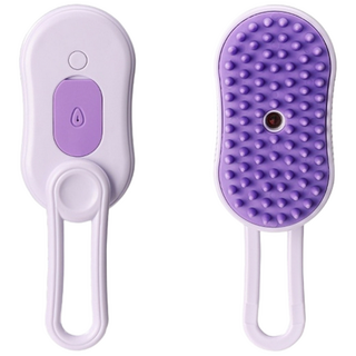 이여빈 애완견 스팀브러쉬 반려동물 털제거 빗, 1개