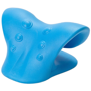 구드은 경추 스트레칭 넥스트레처 목스트레칭기구 거북목 교정기 일자목, 1개, 블루