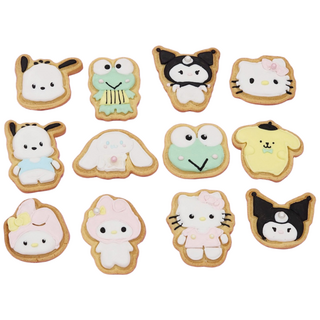 [실속형] 산리오 캐릭터 아이싱쿠키 만들기 DIY키트 옵션선택 캐릭터 쿠키 오감발달 놀이쿠키, 옵션B(얼굴만), 1개