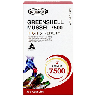 마더네스트 호주 초록입 홍합 (뉴질랜드산 원료) 7500mg 365정 관절 건강 본사 정품 (28년 02월), 1개