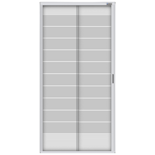 NK롤스크린 자동 롤방충망 현관문모기장, 회색 고급형