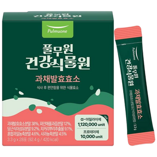 [할인쿠폰]풀무원건강식물원 과채발효효소 28포+파이토 에너지 샷 5포입 1박 비건 효소 113만 역가수치 파이토 엔자임 풀무원 효소, 6박스, 28회분