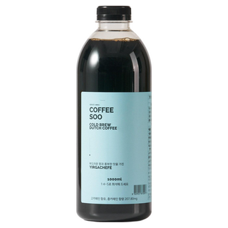 [런칭특가] 커피수 콜드브루 더치커피 원액 예가체프 1리터, 1개, 1개입, 1L