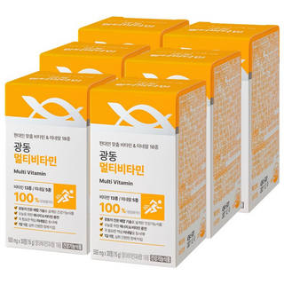 광동 멀티비타민, 6개, 30정