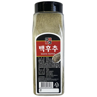 백후추 대용량 화이트페퍼, 1개, 400g
