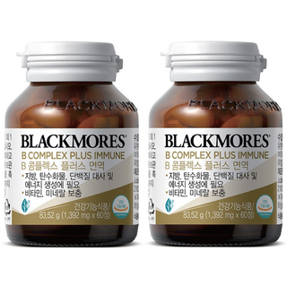 블랙모어스 비타민B 컴플렉스 83.52g, 60정, 2개