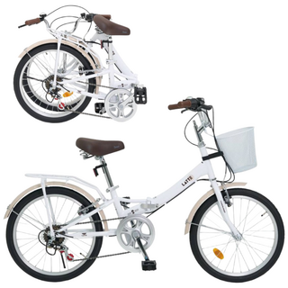 삼천리자전거 라떼 미니벨로 접이식 자전거, 화이트, 140cm, 1개