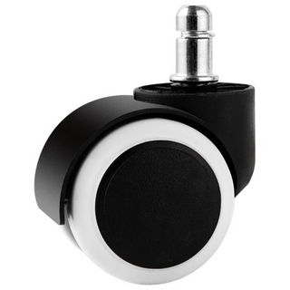 희희상사 사무용 컴퓨터 의자 바퀴 공용 저소음 우레탄, 10개, 블랙