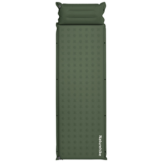 네이처하이크 D 시리즈 자충 매트 베개일체형, 아미그린