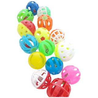 앵파크 앵무새 장난감 딸랑이 공 15개 세트 고양이 새용품 놀이, 1개