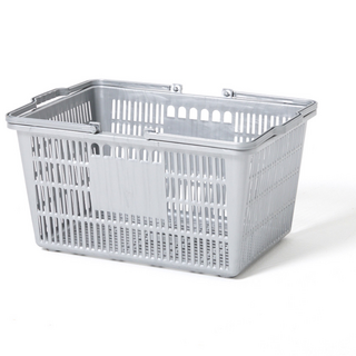 바른생활 마트바구니 쇼핑바구니 수확바구니, 10개, 회색