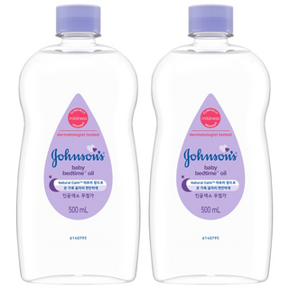 존슨즈베이비 베드타임 오일, 500ml, 2개