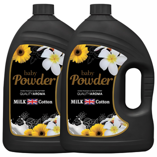MiLKCotton 섬유유연제 베이비 파우더 본품, 3.06L, 2개