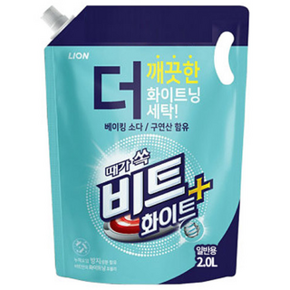 비트 화이트 액체세제 일반 리필, 4개, 2L