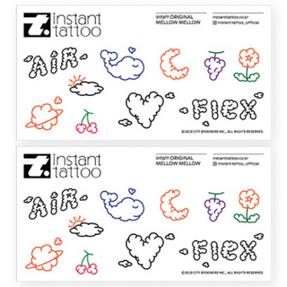 instant tattoo Melo Melo 2入, 混合色, 1個