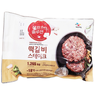 CJ 떡갈비스테이크 1.265kg, 1개